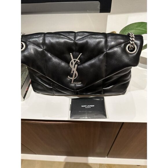 Saint Laurent Small Puffer Leather Shoulder Bag - Picture 3 of 11